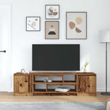 Wooden TV Stand 188.5cm Wide With 2 Doors - Vantage Home