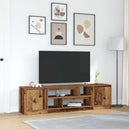Wooden TV Stand 188.5cm Wide With 2 Doors - Vantage Home