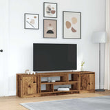 Wooden TV Stand 188.5cm Wide With 2 Doors - Vantage Home