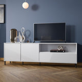 Wooden TV Stand With 2 Doors And 1 Drawer - Avenale
