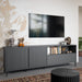 Wooden TV Stand With 2 Doors And 1 Drawer - Avenale