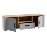 Wooden TV Stand With 2 Doors And 1 Drawer - Bohol