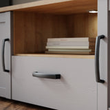 Wooden TV Stand With 2 Doors And 1 Drawer - Bohol