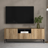 Wooden TV Stand With 2 Doors And 1 Drawer - Kendall