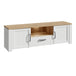 Wooden TV Stand 166cm Wide With 2 Doors 1 Drawer With LED Lights - Bohol