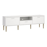 Wooden TV Stand With 2 Doors And 1 Drawer - Media