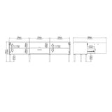 Wooden TV Stand With 2 Doors And 1 Drawer - Media