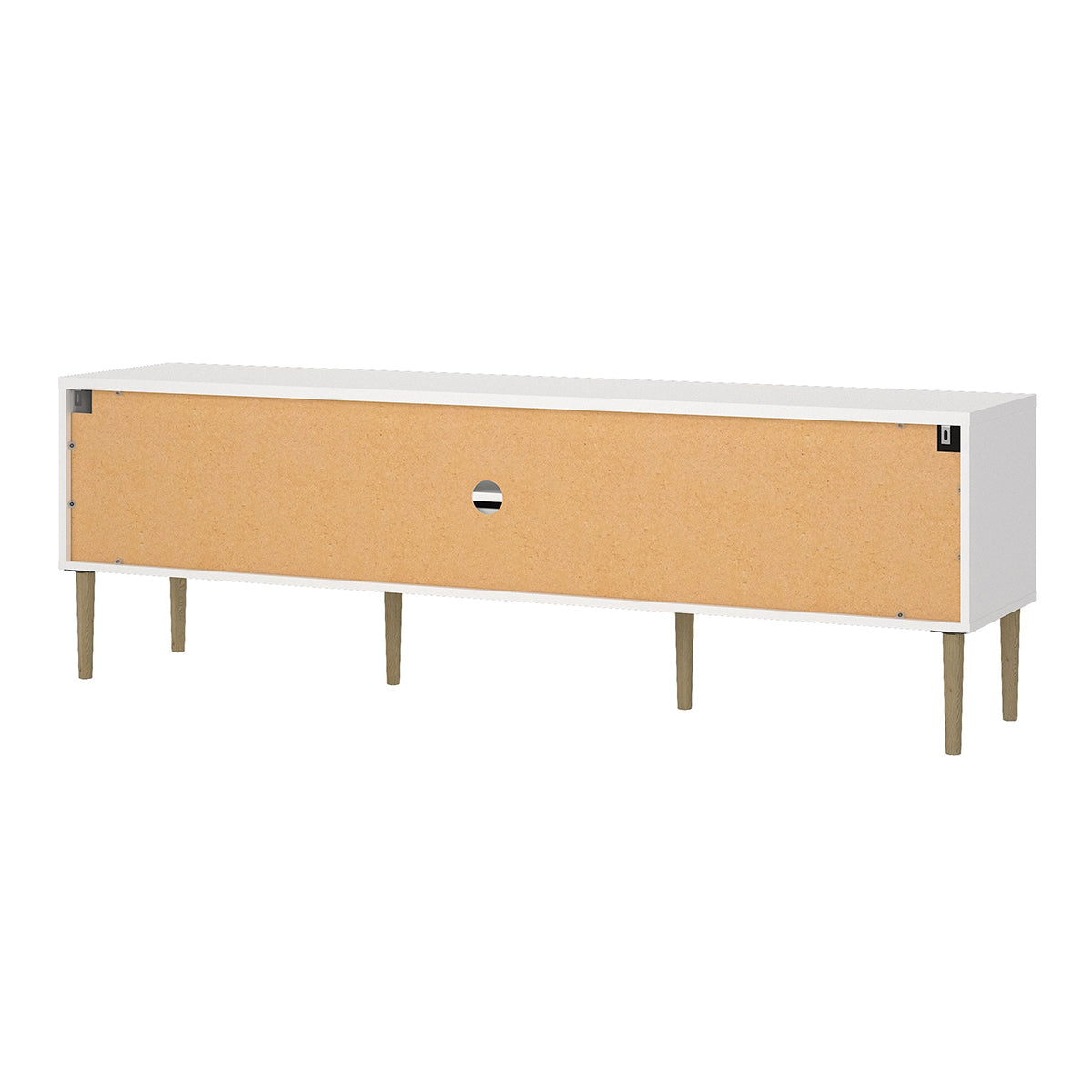 Wooden TV Stand With 2 Doors And 1 Drawer - Media