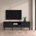Wooden TV Stand With 2 Doors And 1 Drawer - Media