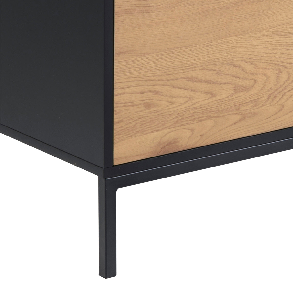 Wooden TV Stand With 2 Doors And 1 Drawer - Seaford
