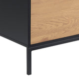 Wooden TV Stand With 2 Doors And 1 Drawer - Seaford