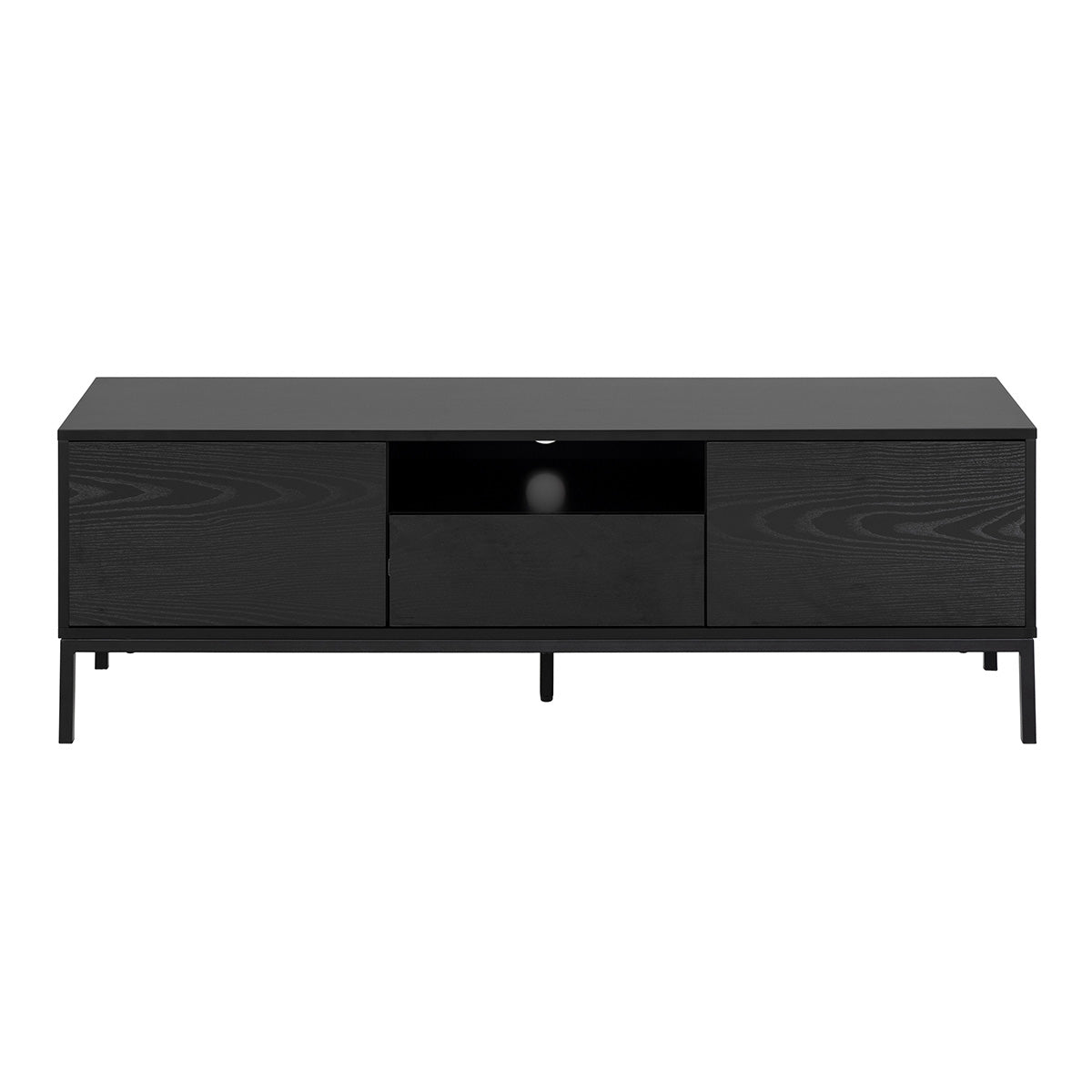 Wooden TV Stand With 2 Doors And 1 Drawer - Seaford