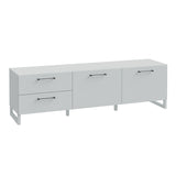 Wooden TV Stand With 2 Doors And 2 Drawers - Sali