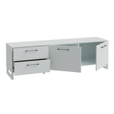 Wooden TV Stand With 2 Doors And 2 Drawers - Sali