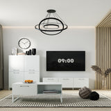 Wooden TV Stand With 2 Doors And 2 Drawers - Sali