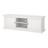 Wooden TV Stand With 2 Doors - Paris