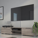 Wooden TV Stand With 2 Drawers And 2 Shelves - Match