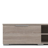 Wooden TV Stand With 2 Drawers And 2 Shelves - Match