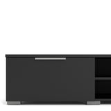 Wooden TV Stand With 2 Drawers And 2 Shelves - Match