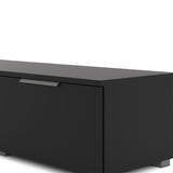 Wooden TV Stand With 2 Drawers And 2 Shelves - Match