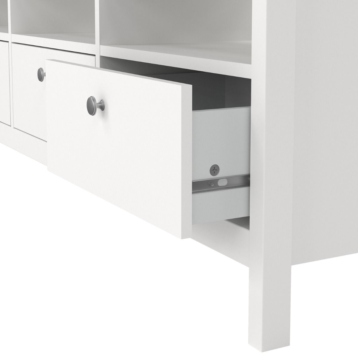 Wooden TV Stand With 3 Drawers - Madrid