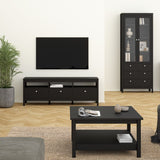 Wooden TV Stand With 3 Drawers - Madrid