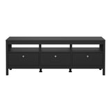 Wooden TV Stand With 3 Drawers - Madrid