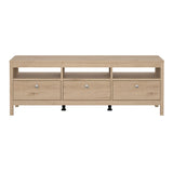 Wooden TV Stand With 3 Drawers - Madrid