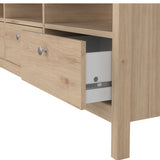 Wooden TV Stand With 3 Drawers - Madrid