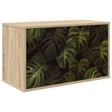 Wooden TV Stand 69cm Wide Wall Hung With 2 Doors - Elburg