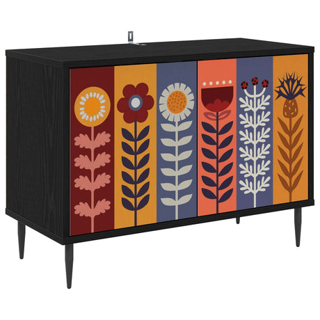 Wooden TV Stand 69cm Wide With 2 Doors And Raised Feet - Essen