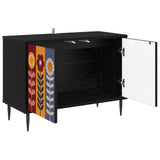 Wooden TV Stand 69cm Wide With 2 Doors And Raised Feet - Essen