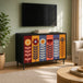 Wooden TV Stand 69cm Wide With 2 Doors And Raised Feet - Essen