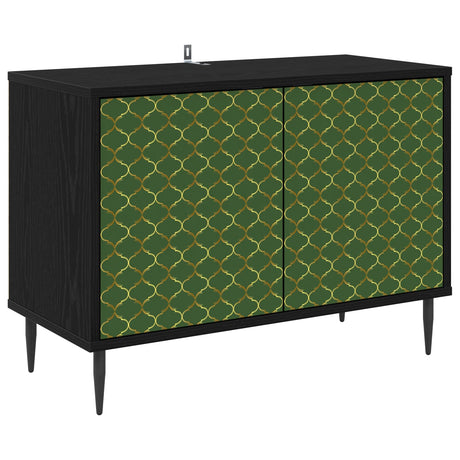 Wooden TV Stand 69cm Wide With 2 Doors And Raised Feet - Geleen