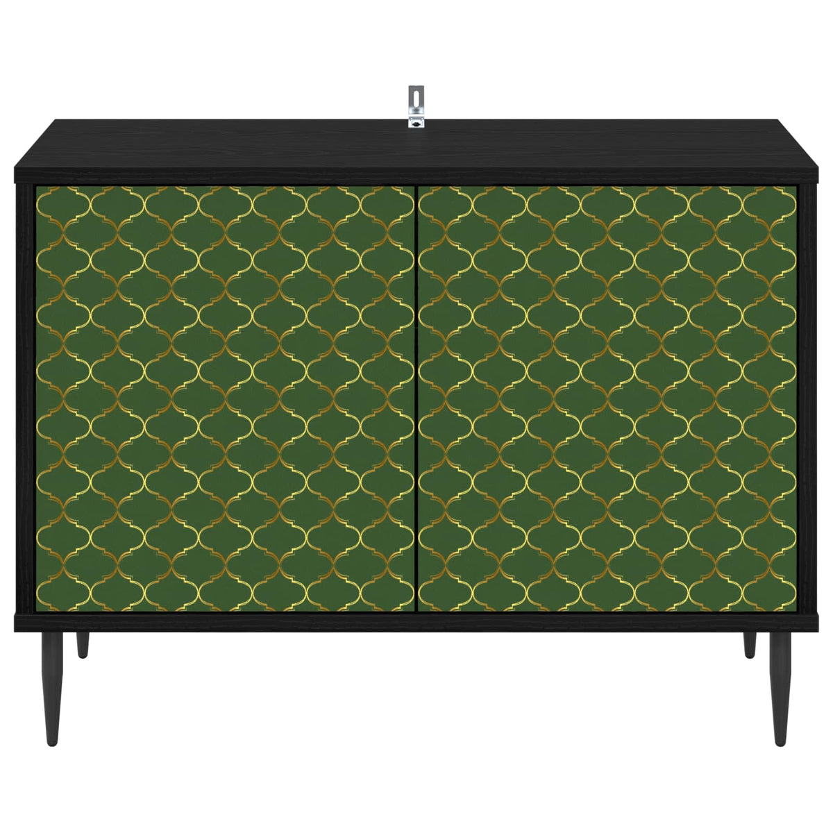 Wooden TV Stand 69cm Wide With 2 Doors And Raised Feet - Geleen