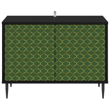 Wooden TV Stand 69cm Wide With 2 Doors And Raised Feet - Geleen