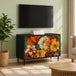 Wooden TV Stand 69cm Wide With 2 Doors And Raised Feet - Gennep