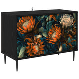 Wooden TV Stand 69cm Wide With 2 Doors And Raised Feet - Lochem