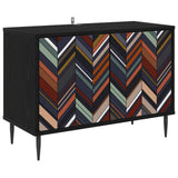 Wooden TV Stand 69cm Wide With 2 Doors And Raised Feet - Ommen