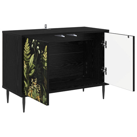 Wooden TV Stand 69cm Wide With 2 Doors And Raised Feet - Rhenen