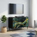 Wooden TV Stand 69cm Wide With 2 Doors And Raised Feet - Wijhe