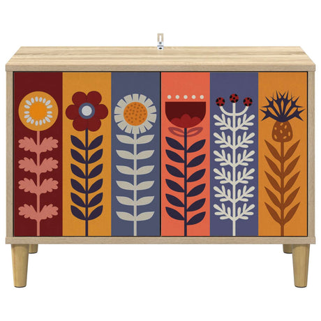 Wooden TV Stand 69cm Wide With 2 Doors - Essen