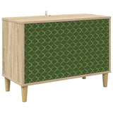 Wooden TV Stand 69cm Wide With 2 Doors - Geleen