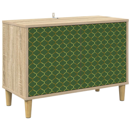 Wooden TV Stand 69cm Wide With 2 Doors - Geleen