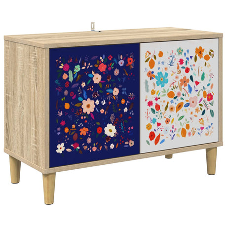 Wooden TV Stand 69cm Wide With 2 Doors - Mainz