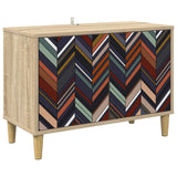 Wooden TV Stand 69cm Wide With 2 Doors - Ommen