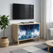 Wooden TV Stand 69cm Wide With 2 Doors - Raalte