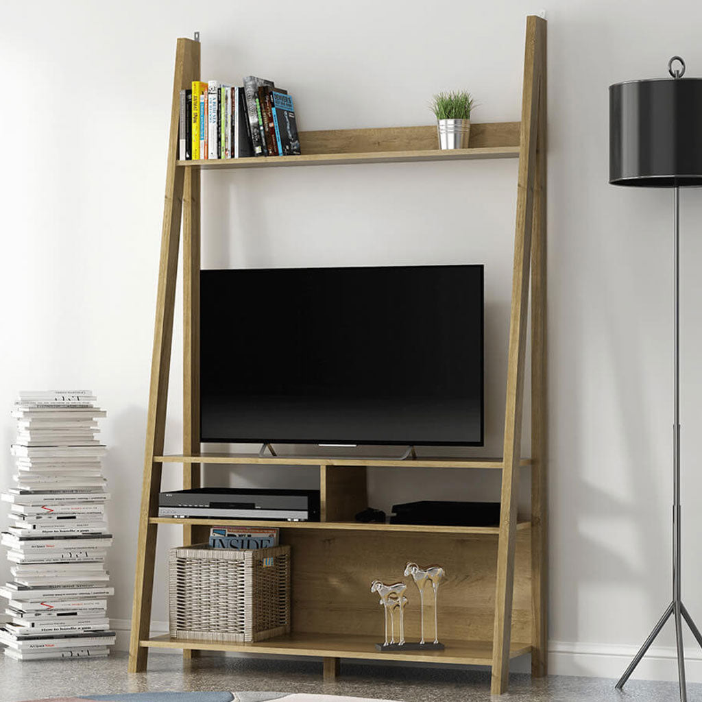 Wooden TV Stand Ladder - Tiva
