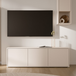 Wooden TV Stand 184.2cm Wide Large With 3 Push-to-Open Doors - Alice Springs