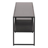 Wooden TV Stand Open With 3 Wooden Shelves - Seaford